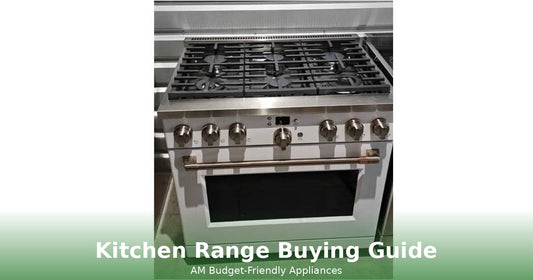 "GE Café 36-inch matte white 6-burner gas range with air fryer and self-cleaning convection oven"