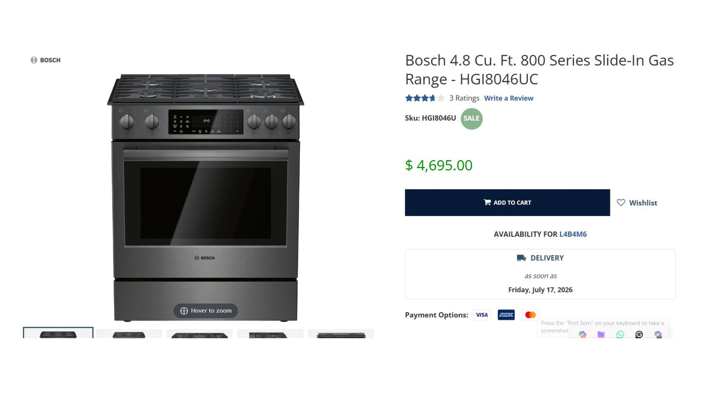 Bosch 4.8 Cu.